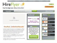 Tablet Screenshot of hireflyer.com